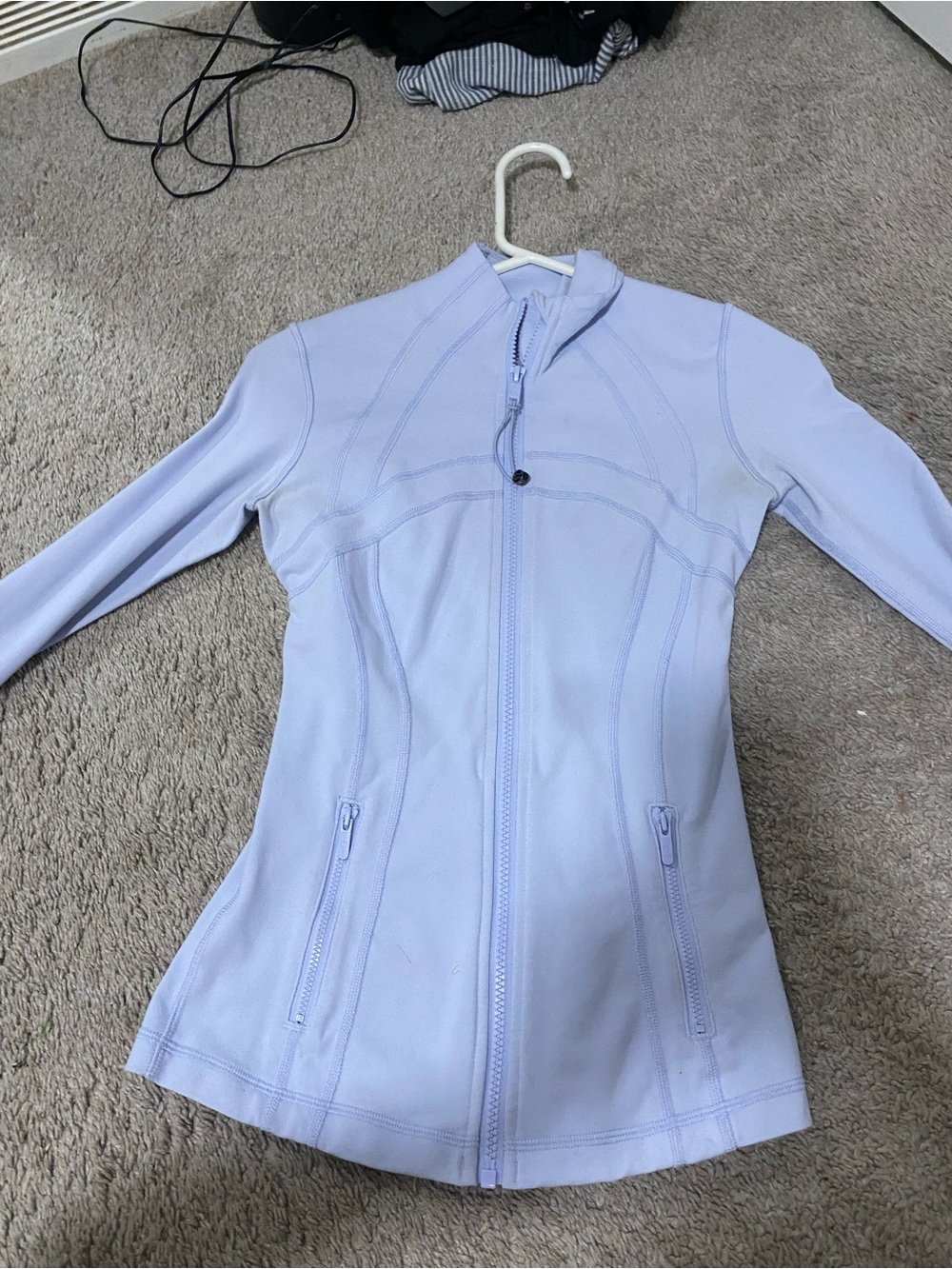 Light Lavender Women's Zip-Front Active Jacket